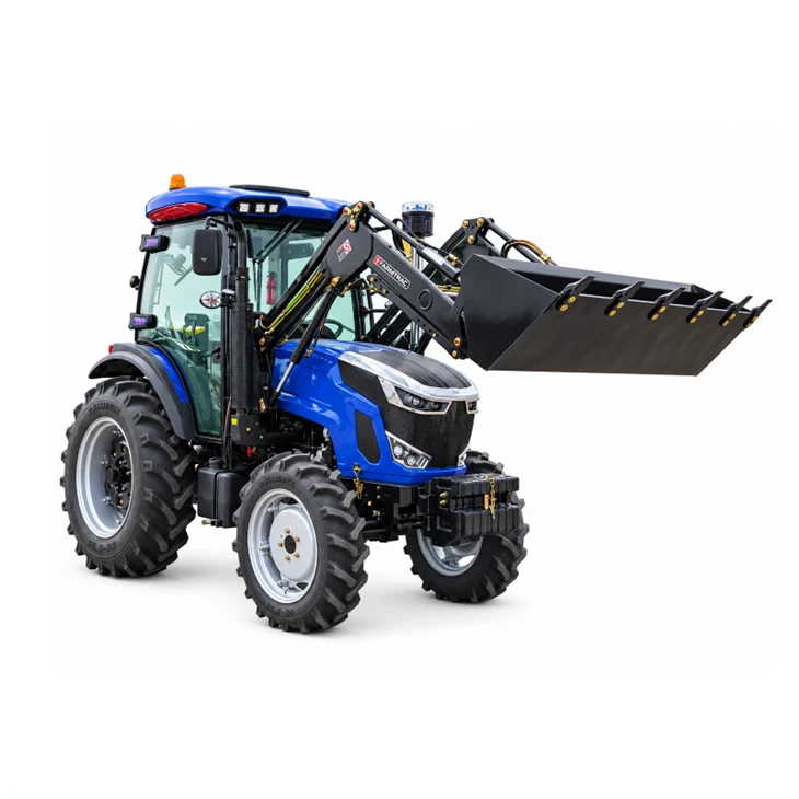 100HP 4WD Farm Tractor With Air-Conditioned Cab And Front Loader suppliers