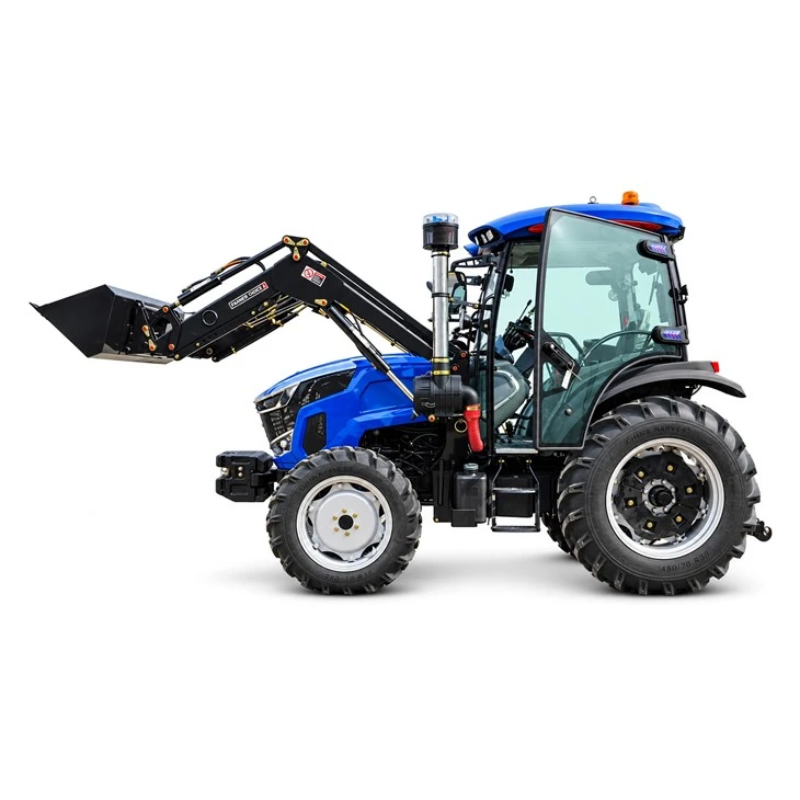 100HP 4WD Farm Tractor With Air-Conditioned Cab And Front Loader factory