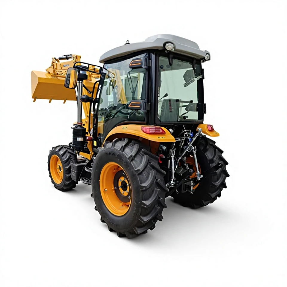 70HP 4WD Tractor With Front Loader factory