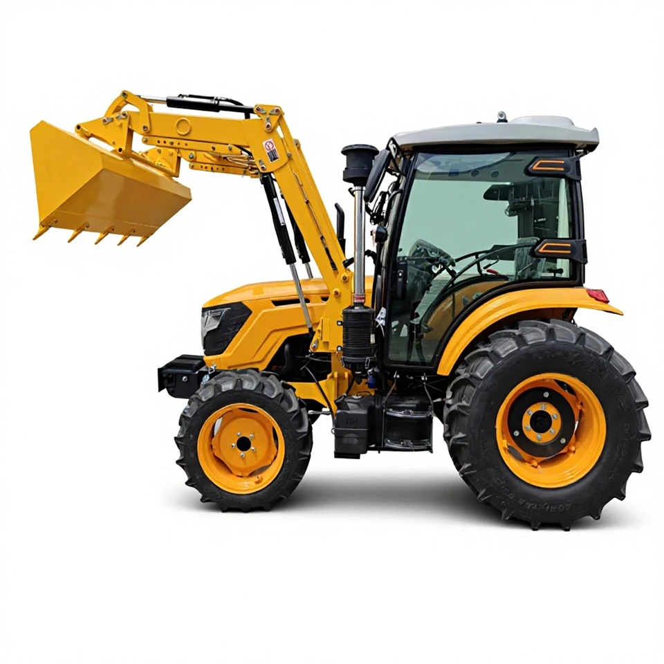 70HP 4WD Tractor With Front Loader suppliers